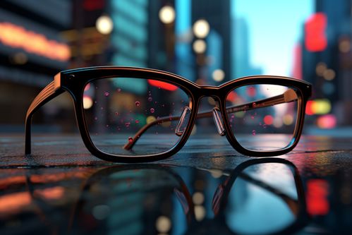 近视眼镜产品摄影图 摄影图