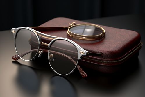 近视眼镜产品摄影图 摄影图